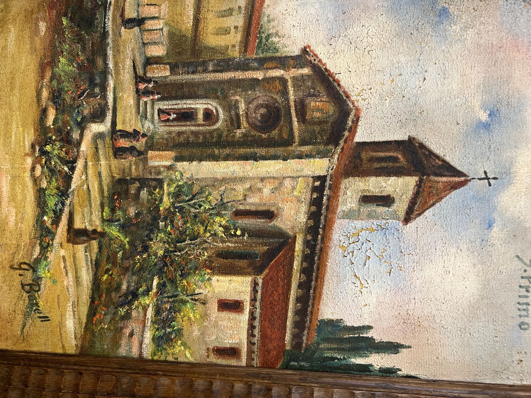 Gemälde: HUILE SUR TOILE SIGNÉE 2 X – Gebraucht aus Genève von Qanil77 1