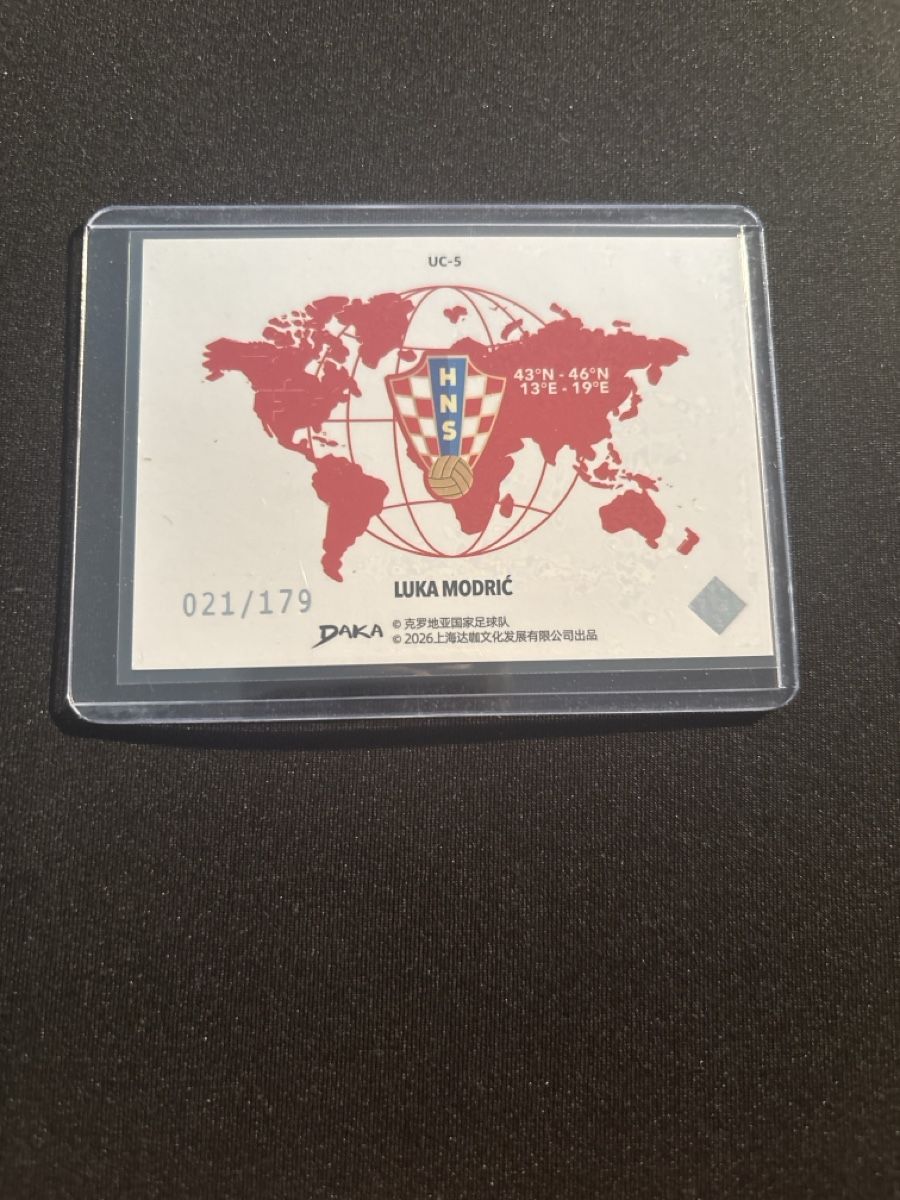 Carte collezionabili: Luka Modric - 021/179!!! - Daka - Croatia  – Usato da Kaiseraugst venduto da Baum_12 1