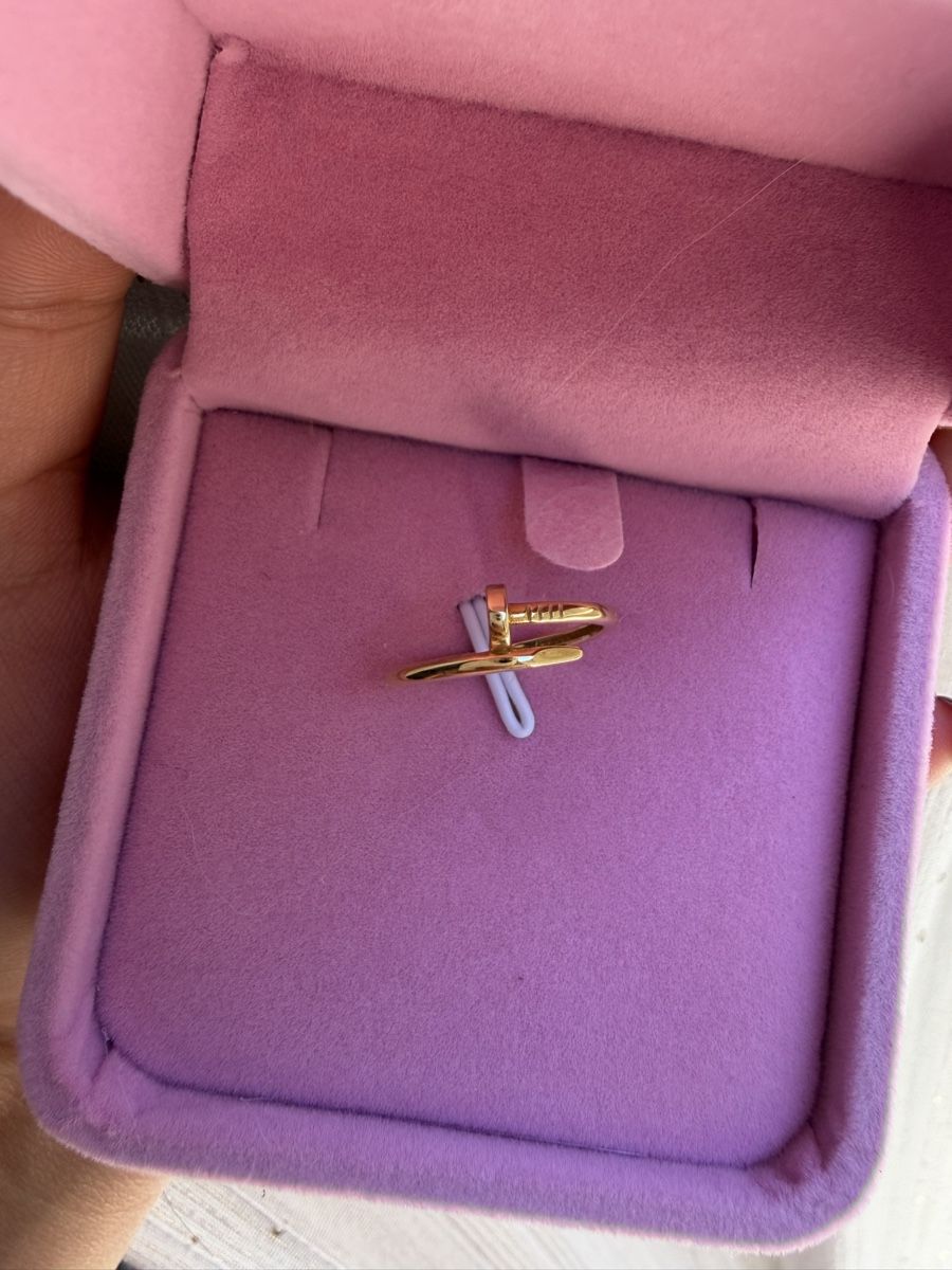 Ringe: Yellow Gold 750 Nail Ring – Neu (gemäss Beschreibung) aus St.Josefen von lop_lh8d 8