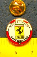 FERRARI CLUB SWITZERLAND SCHMUCK-PIN GOLDIG ENAMEL KLEIN-FEI