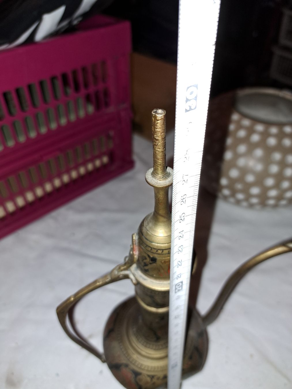 Teiere: Alte Messing Kaffeekanne aus Indien,  – Usato da Kölliken venduto da Upcycling-by-Mc-TAM 6