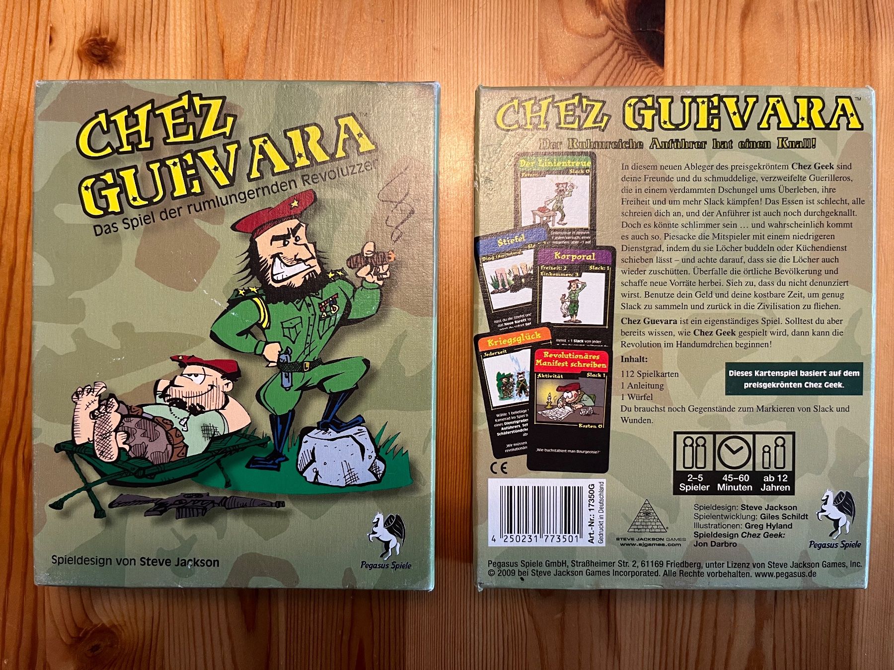 Pegasus Spiele Giochi: Kartenspiel - CHEZ GUEVARA – Nuovo e nell'imballaggio originale da Zürich venduto da Gurkis