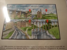 England, 1989, Block  Industrie Archäologie, ET-o + **