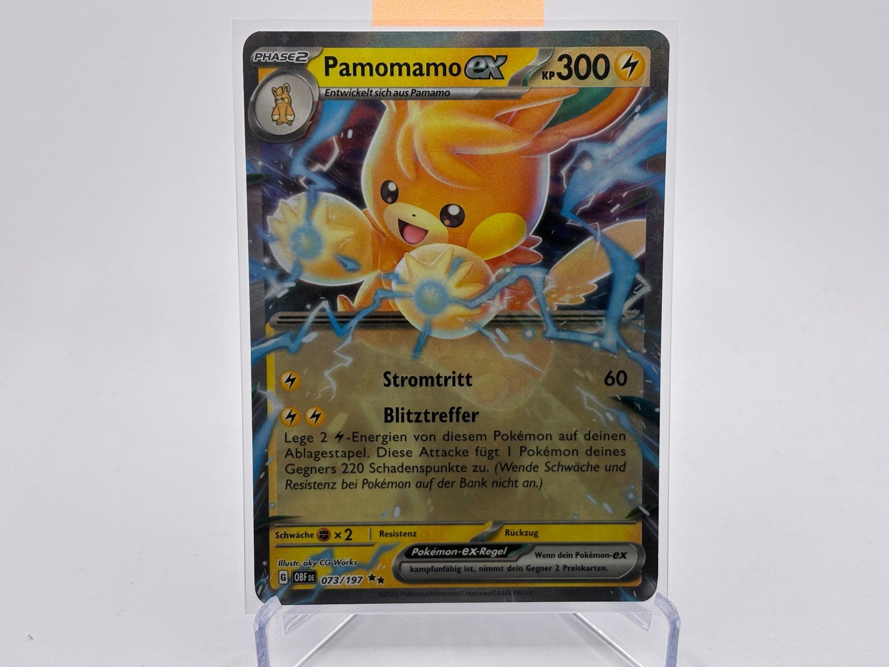 Pokémon Carte collezionabili: Obsidianflammen - Pamomamo ex  (OBF 73) - DE – Nuovo (secondo la descrizione) da Allschwil venduto da Bullach
