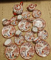 Japanisches Teeservice, Vintage Porzellan, 21 Teile