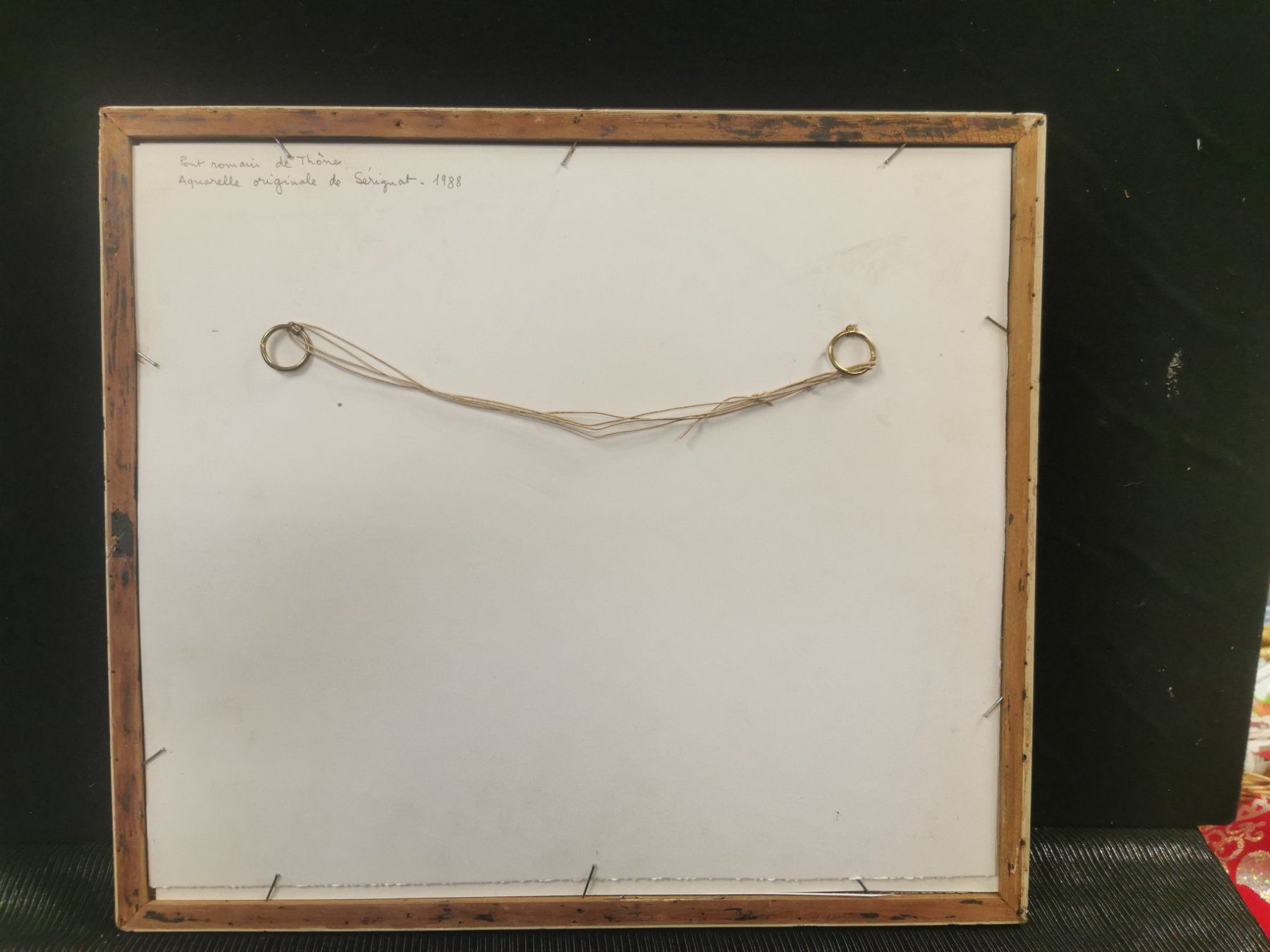 Gemälde: AQUARELLE SIGNÉE SÉRIGNAT DATÉE AUS 1988 – Gebraucht aus Genève von Qanil77 5