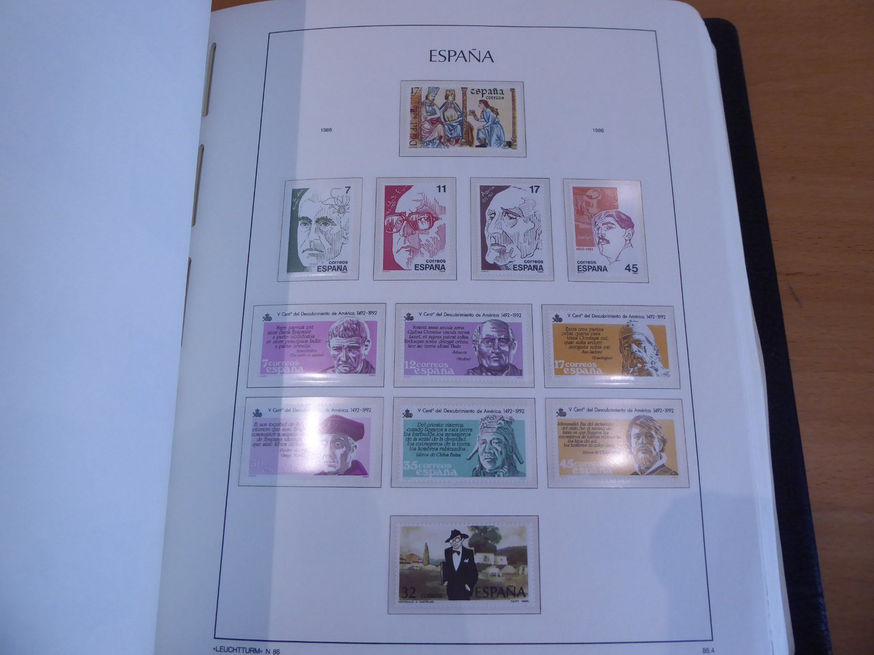 Tutti i francobolli: TOP Sammlung Spanien 1996-2003 mit 40 Seiten Inhalt – Usato da Rothrist venduto da swisstools 7