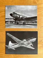 2 cartes postale Avion United Air Lines DC3 et Convair 340