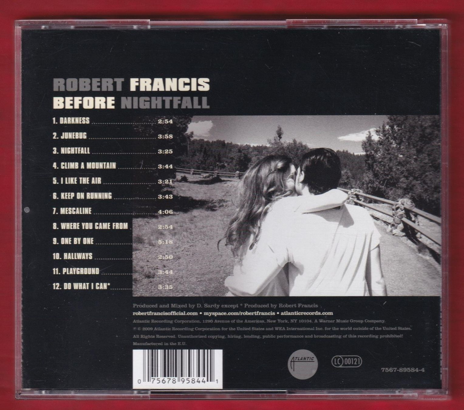 CDs: Robert Francis - Before Nightfall (CD) – Gebraucht aus Zürich von Pfluftl2000 1
