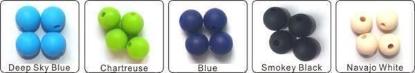 Perles (synthétiques): Perlen Silikon 12mm – Neuf (Voir description) à Alpnachstad par perlengaby 2