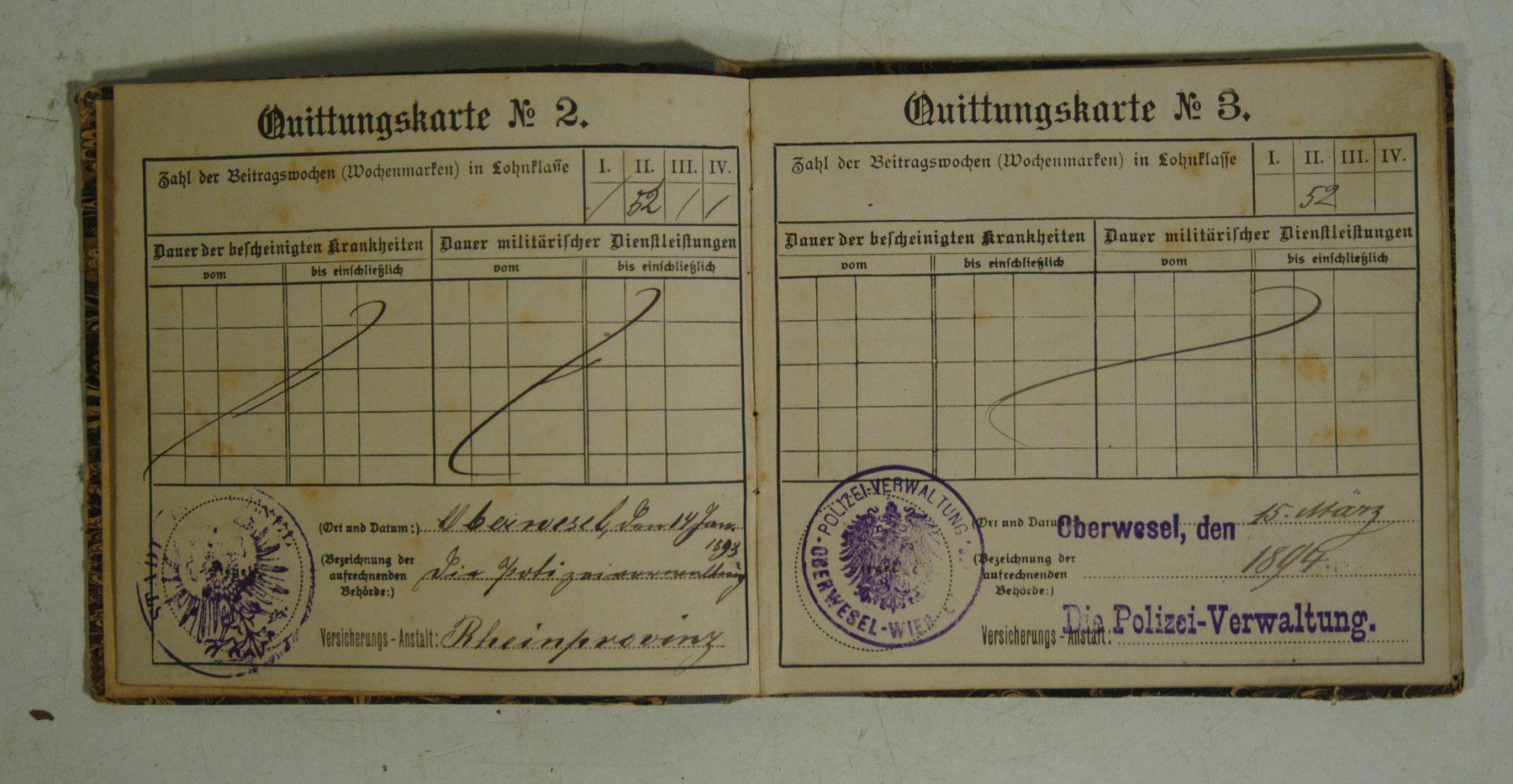 Livres: Versicherungs Sammelbuch 1889 – D'occasion à Herisau par Wisen 3