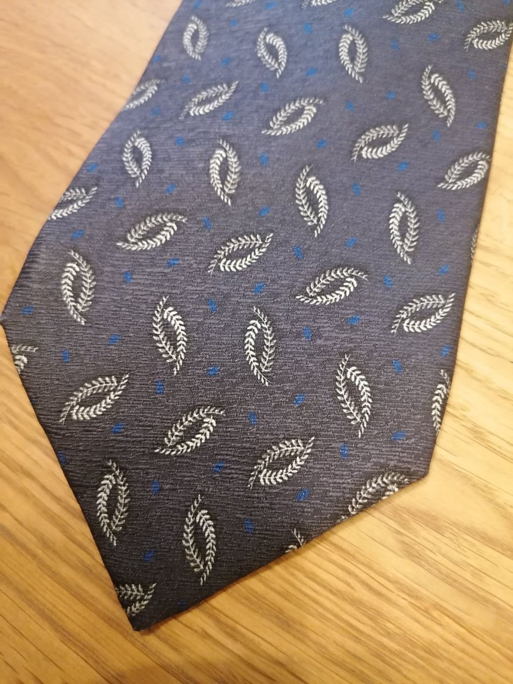 Krawatten: Navy & Navy 100% Seide Krawatte - Nr. 194 – Gebraucht aus Basel von vintagecollector 1