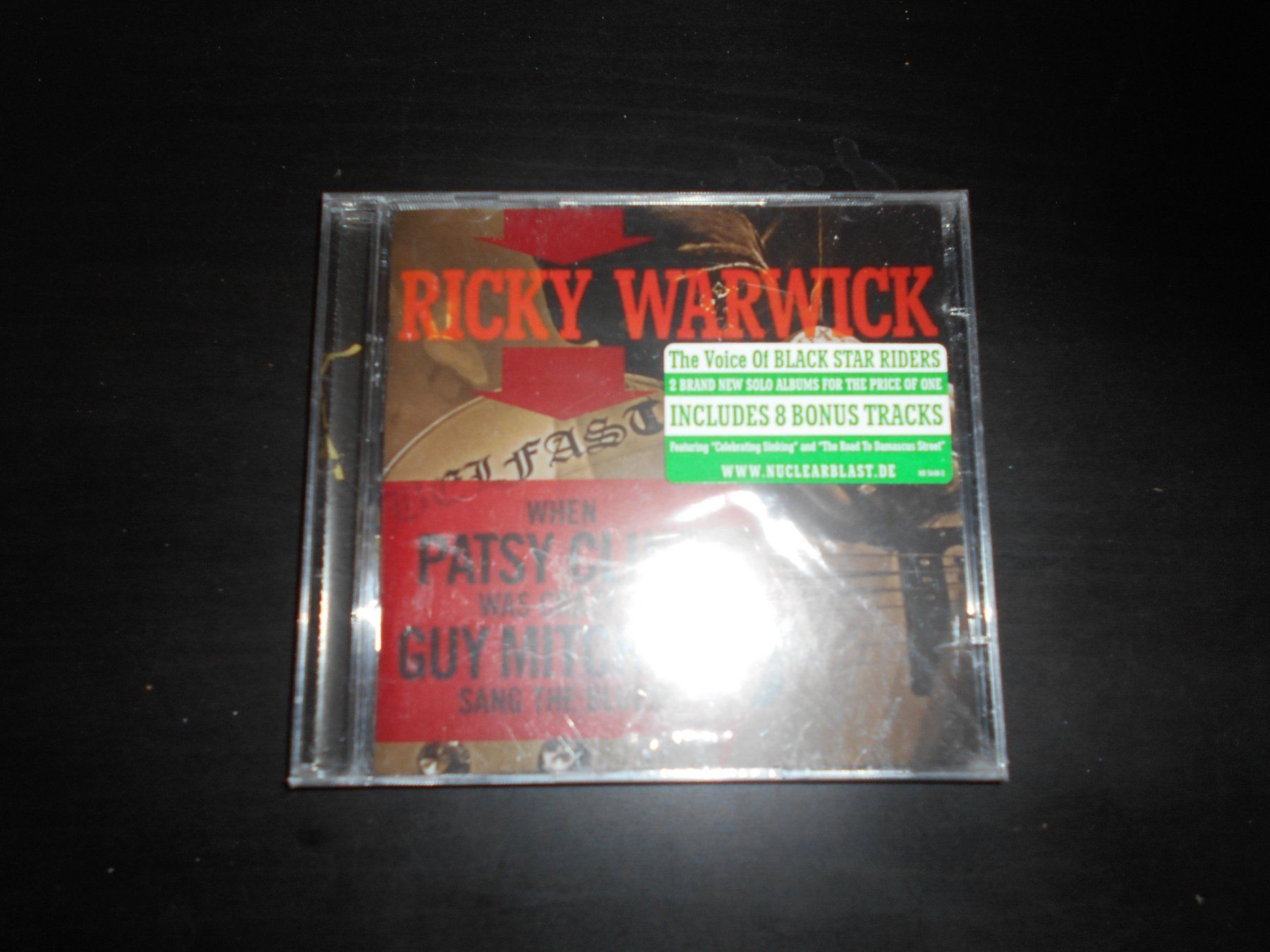 CD: Ricky Warwick – When Patsy Cline Was Crazy (And Guy Mitchell – Nuovo e nell'imballaggio originale da Aarberg venduto da witchhunter01