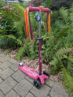 Micro Scooter Pink mit Lenkerquasten