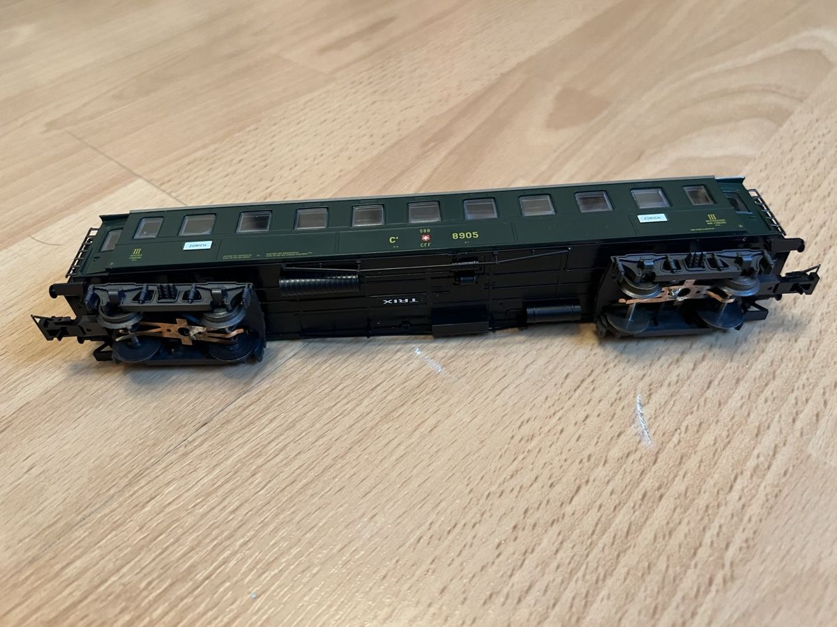 Trix Modellini di ferrovie: Trix Oldtimerwagen SBB – Usato da Gisikon venduto da ram_78bx 5