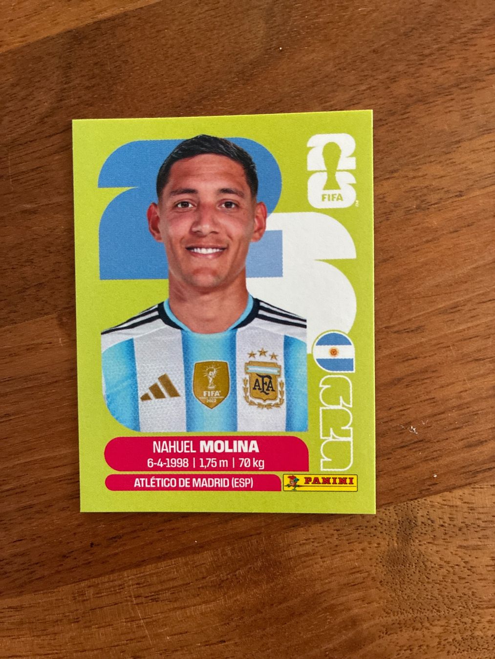 Panini Carte collezionabili: FIFA WC 2026 Nahuel Molina ARG 3 – Nuovo (secondo la descrizione) da Boll venduto da valoune01