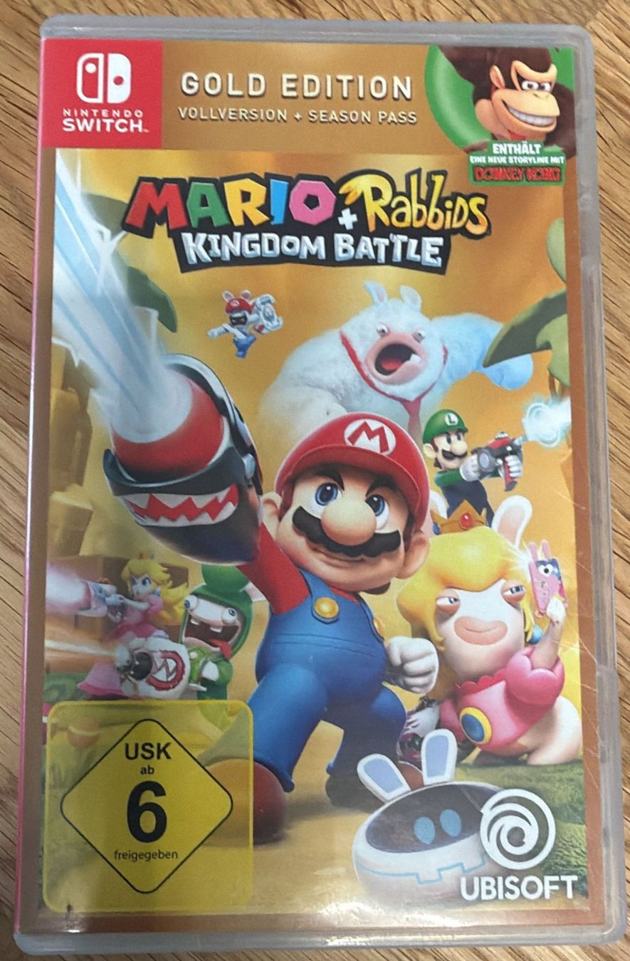 Nintendo Giochi: NINTENDO SWITCH MARIO RABBITS KINGDOM BATTLE – Usato da Zürich venduto da Frei-Occasionen
