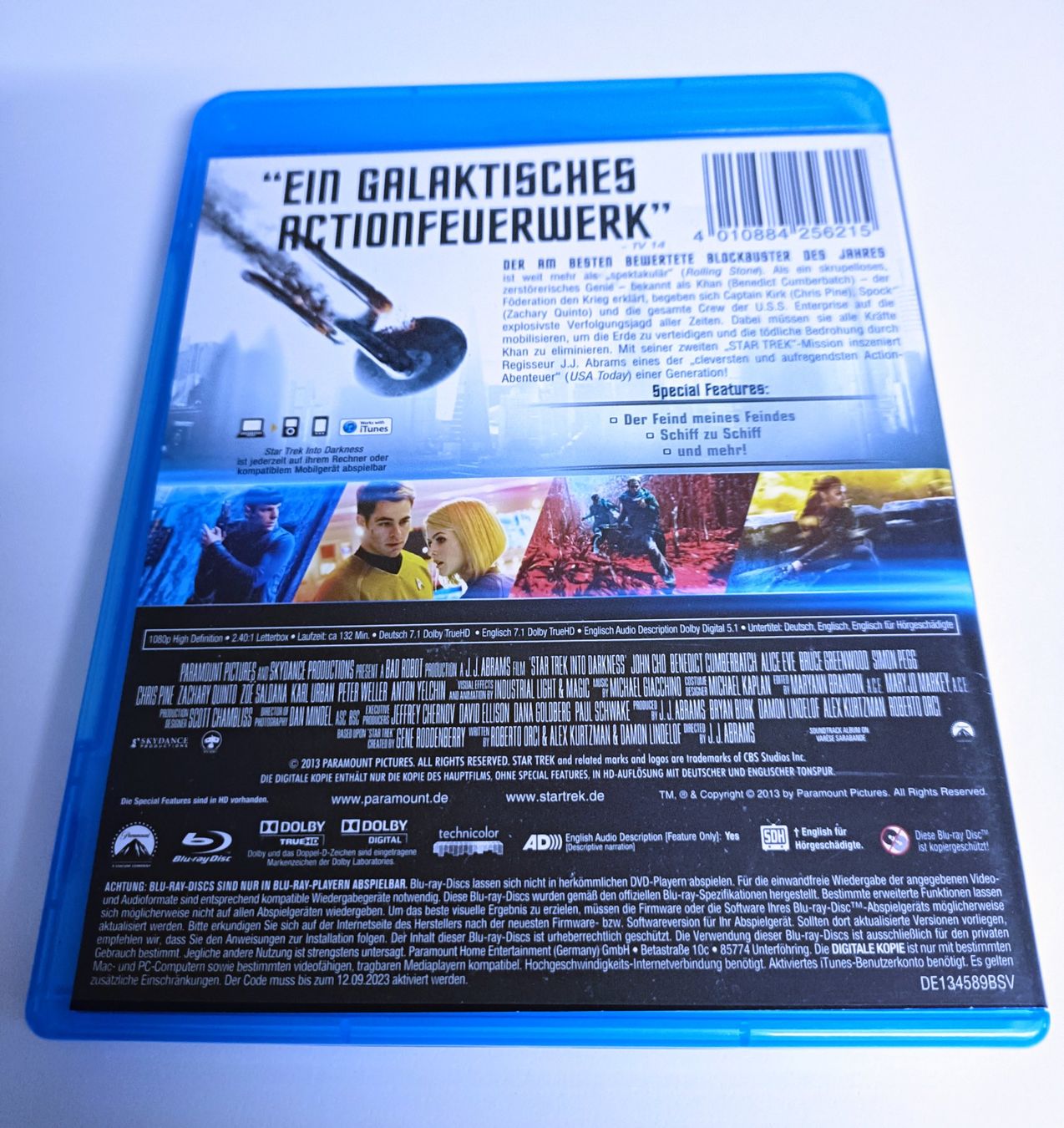 Tutti i DVDs: Star Trek - Into Darkness | Blu-Ray – Usato da Köniz venduto da Movieportal007 1