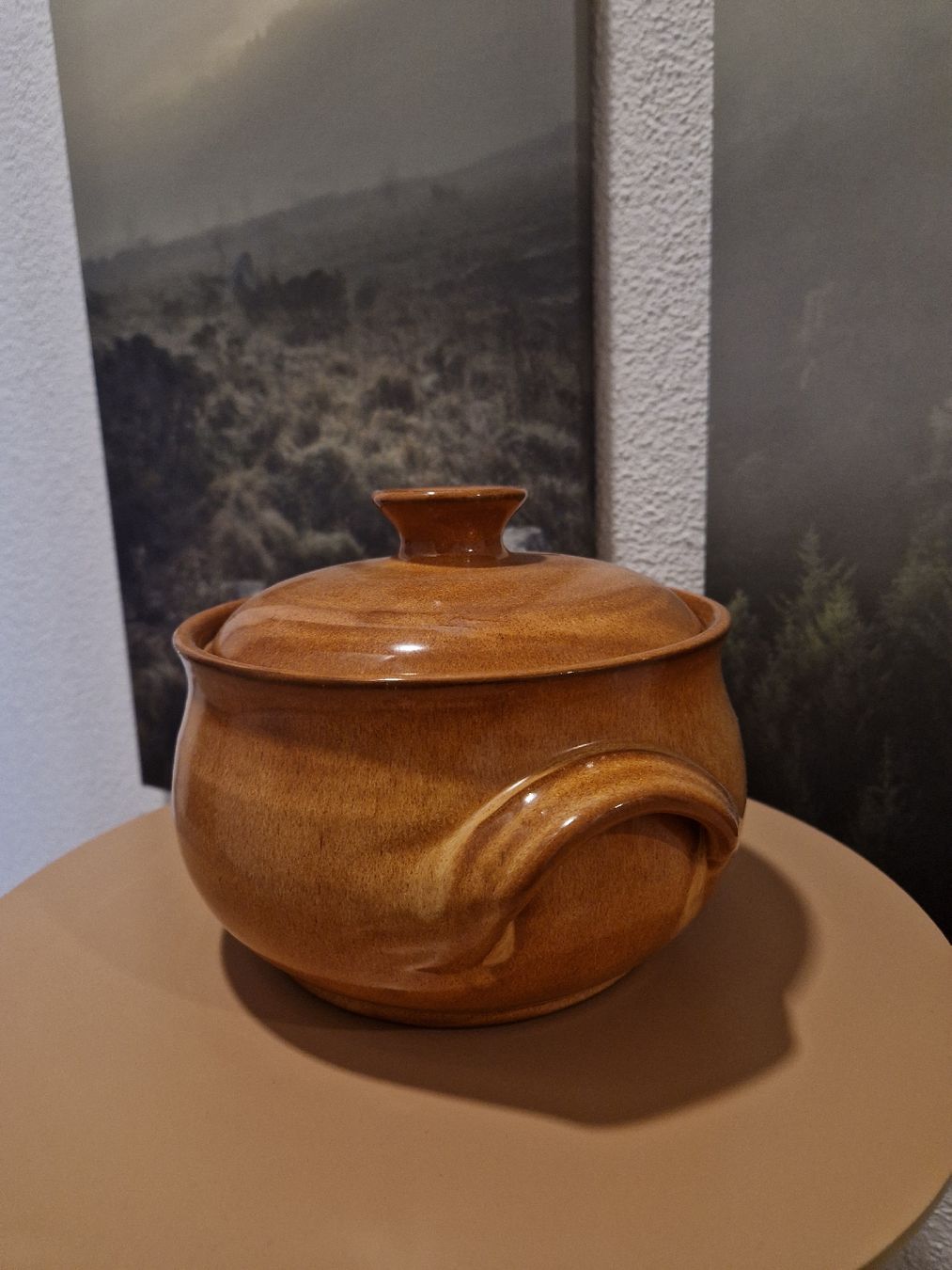 Pentole: Vintage Keramiktopf mit Deckel, Bräter / Kasserolle – Usato da Obfelden venduto da Vintage-to-go 1