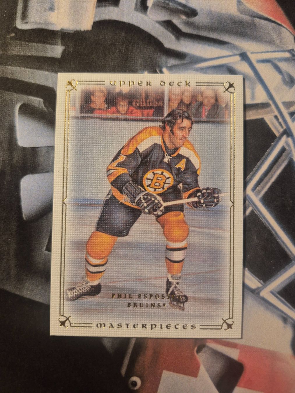 NHL Carte collezionabili: NHL Phil Esposito Boston Bruins Masterpieces – Usato da Treiten venduto da Sauber73