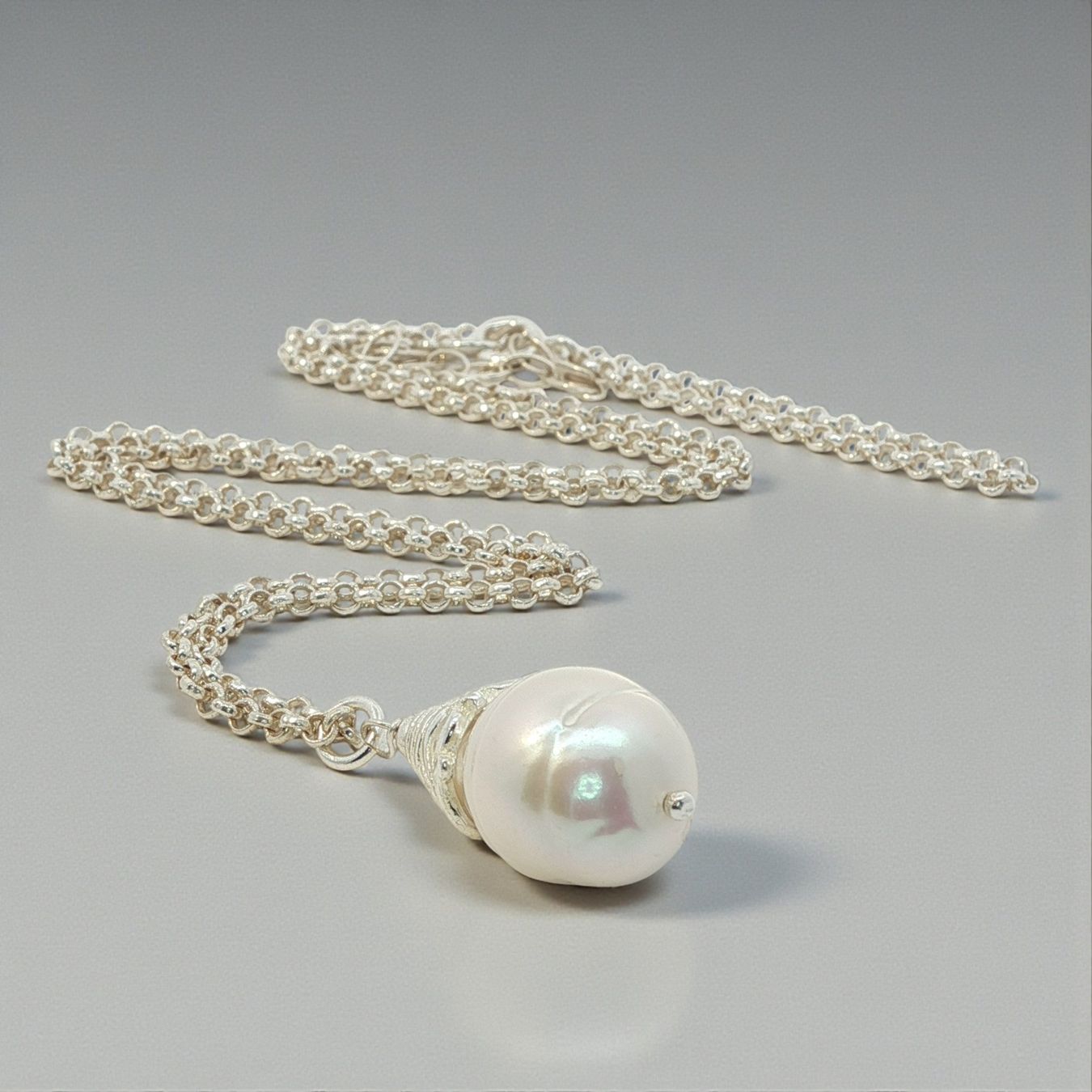 Olga Ribler Catenine: Silberkette mit Perle by Olga Ribler – Nuovo (secondo la descrizione) da Luzern venduto da Schmuckoutlet 5