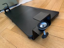 Tastaturablage schwarz zum Klemmen gebraucht vie neu Zustand