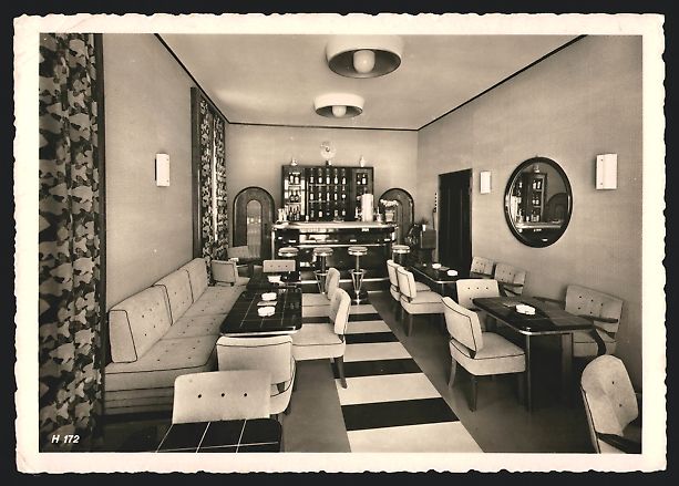 Cartoline postali: AK Locarno, Bar Regina, Innenansicht – Usato da Berlin venduto da bartko-reher