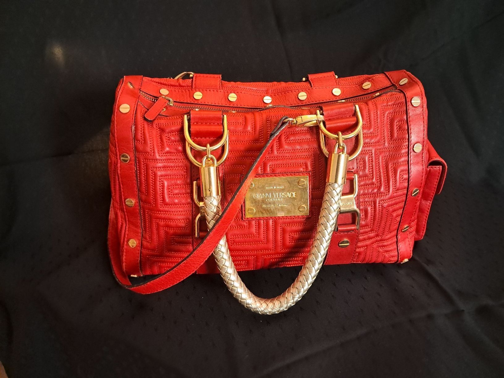 Versace Borse da donna: Gianni Versace Lackleder-Handtasche – Usato da Zürich venduto da olivier0310 2