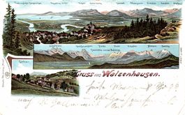 Gruss aus Walzenhausen. Lachen, Bodensee