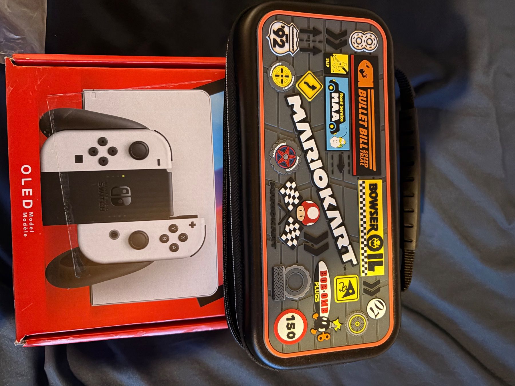 Nintendo Console: Nintendo Switch OLED Bianca + Custodia Mario Kart! – Usato da THERWIL venduto da atz_5dhp