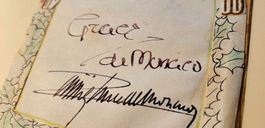 Unterschriften Grace Kelly u. Rainier III. von Monaco