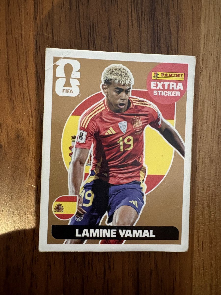 Panini Carte collezionabili: Panini Extra Sticker Lamine Yamal – Usato da Menznau venduto da Hetfield85