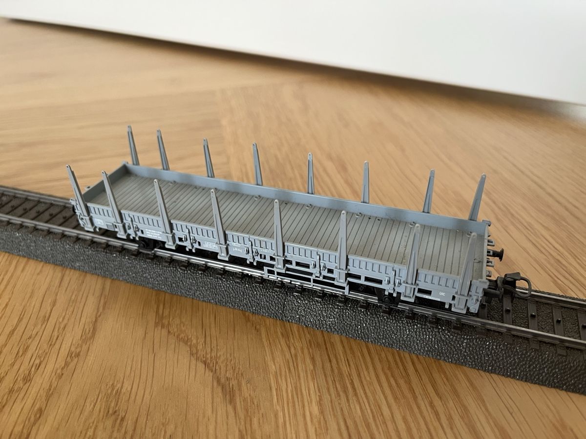 Märklin Modellini di ferrovie: Konvolut SBB Flachwagen Märklin – Usato da Basel venduto da Re620_11627 4