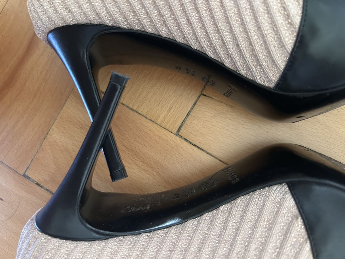 Scarpe da donna: Mid-calf fabric and leather boots by Pollini – Nuovo (secondo la descrizione) da Biel/Bienne venduto da zit_v5yc 7