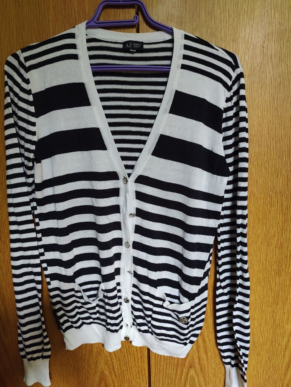 Armani Jacken: cardigan rayé Armani Jeans – Neu (gemäss Beschreibung) aus Bern von linouma
