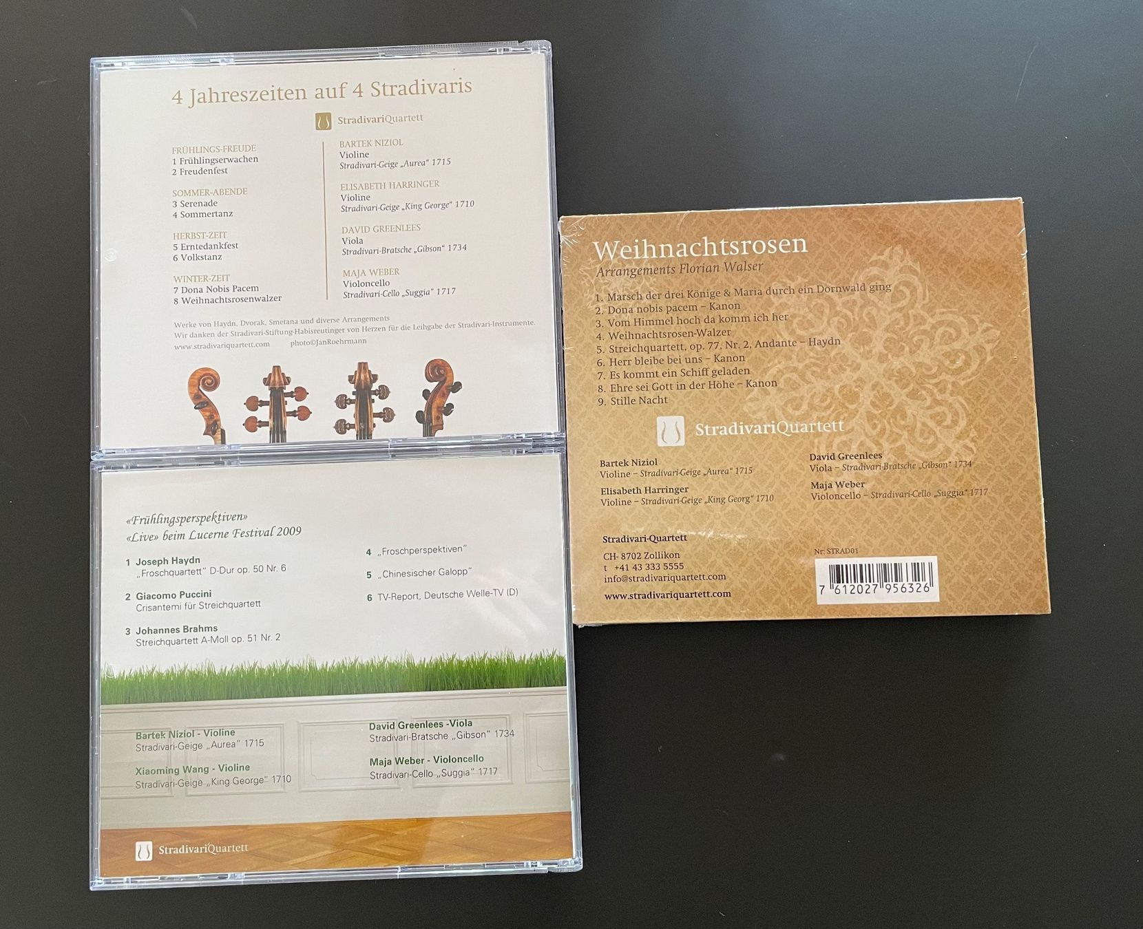 CD: 3 Cd‘s STRADIVARI-QUARTETT – Usato da Küsnacht ZH venduto da Haus65 1