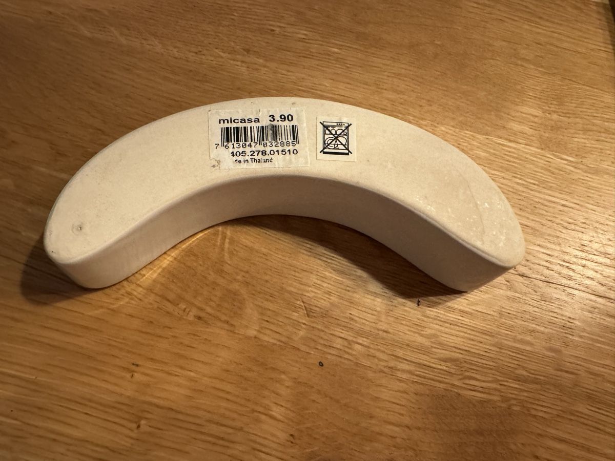 Micasa Piatti di portata: Micasa Schale in weiss banenform – Usato da Winkel venduto da Schorley 3