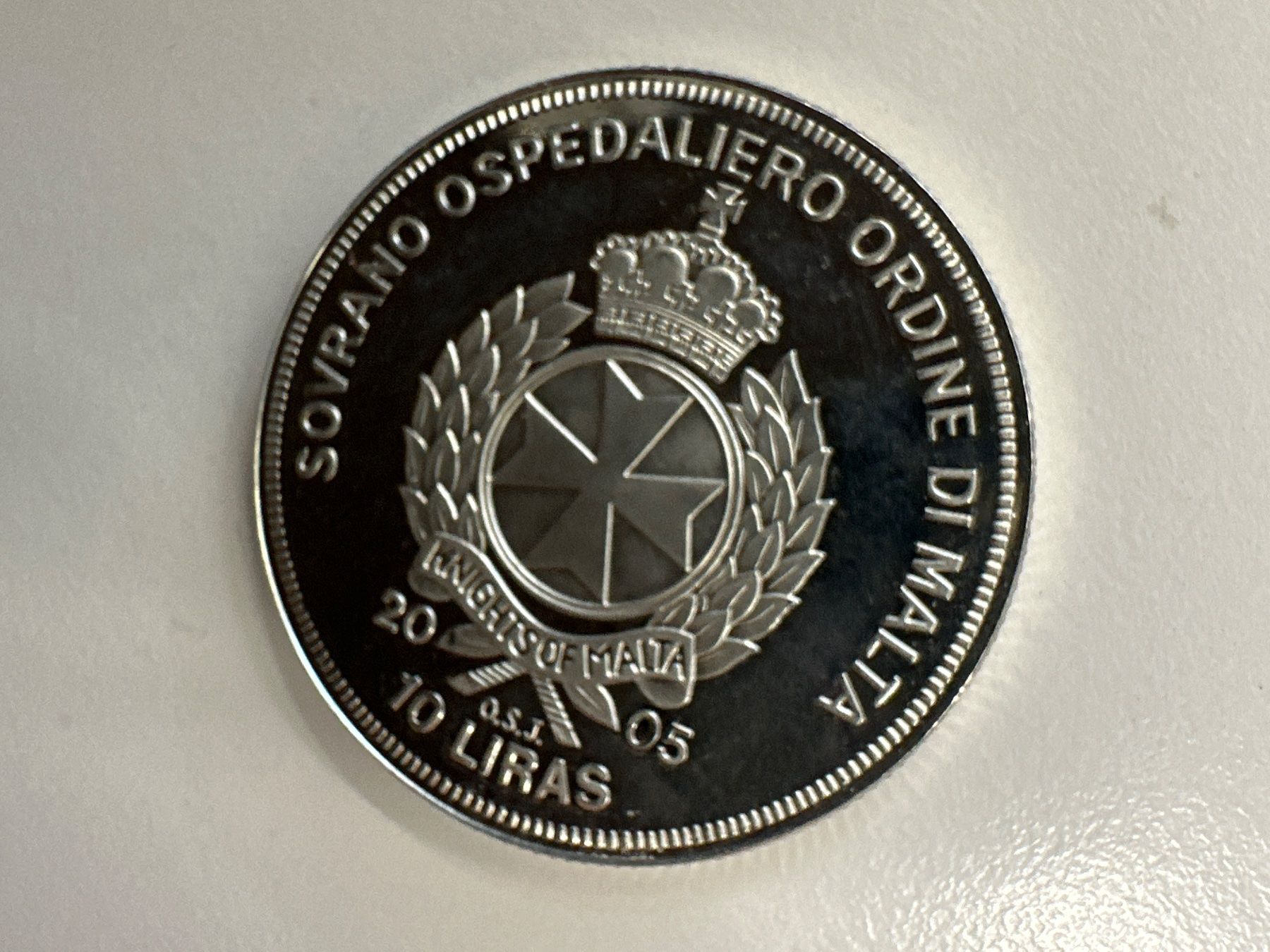 Tutti le monete: 4x10 Liras Malta 2005 Papst – Usato da Herisau venduto da herau 4