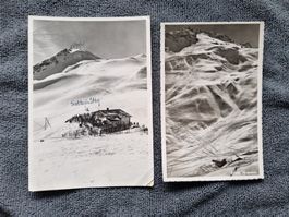 Arosa 1950/51 2 Ansichtskarten Postkarten gelaufen mit Marke