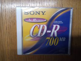 10x Sony CD-R Rohlinge 700 MB neu & originalverpackt
