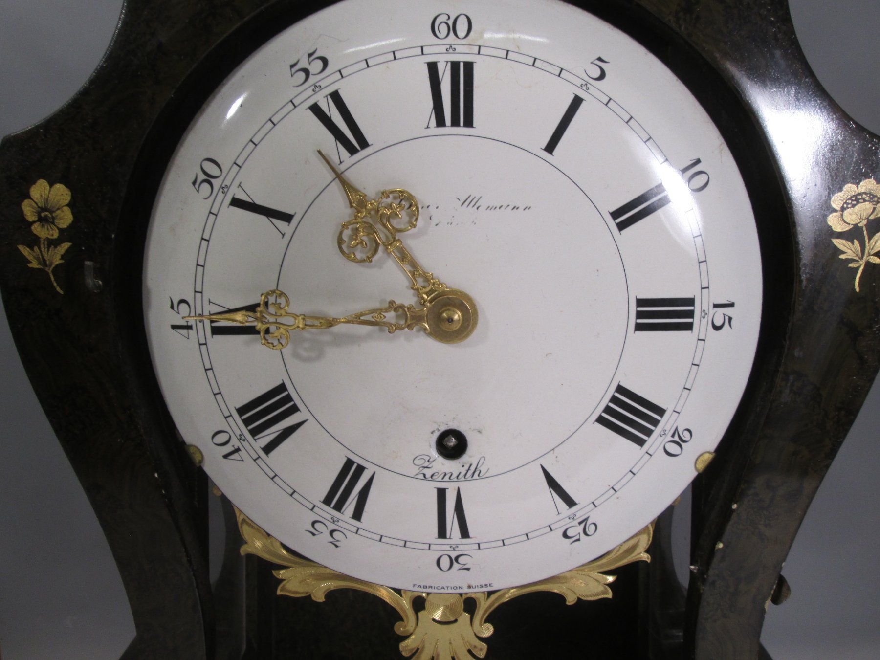 Orologi da terra & Orologi da parete: original ZENITH Neuenburger Pendule mit Wandsockel – Difettoso da Rapperswil SG venduto da designandmore 1