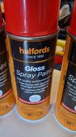5x Halfords Sprühfarbe Rot Gloss S4-350 Red neu