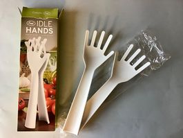 Salatbesteck Hände Desing