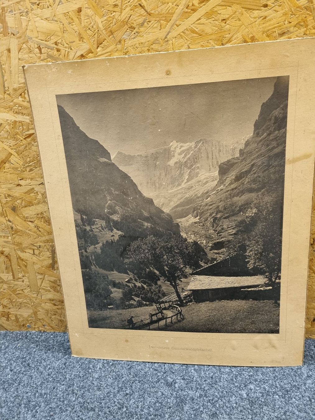 Foto & Immagini: Antike Fotografie: Unterer Grindelwaldgletscher – Usato da Trachslau venduto da post35