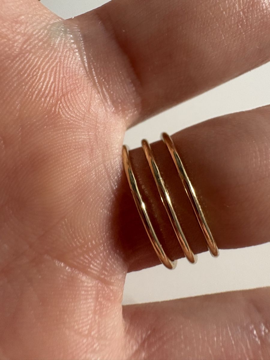 Anelli: Goldener Spiralring mit Kugeln - Einzigartiges Design – Nuovo (secondo la descrizione) da Winterthur venduto da nik_pr58 3