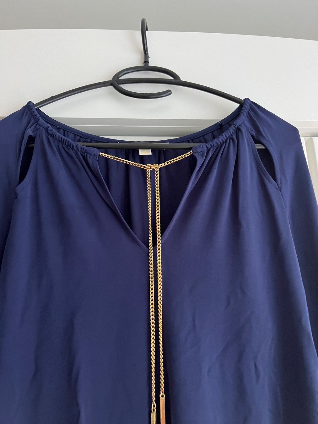 Michael Kors Camicette: Michael Kors Bluse in Dunkelblau – Usato da Oberwil-Lieli venduto da Borz2 6