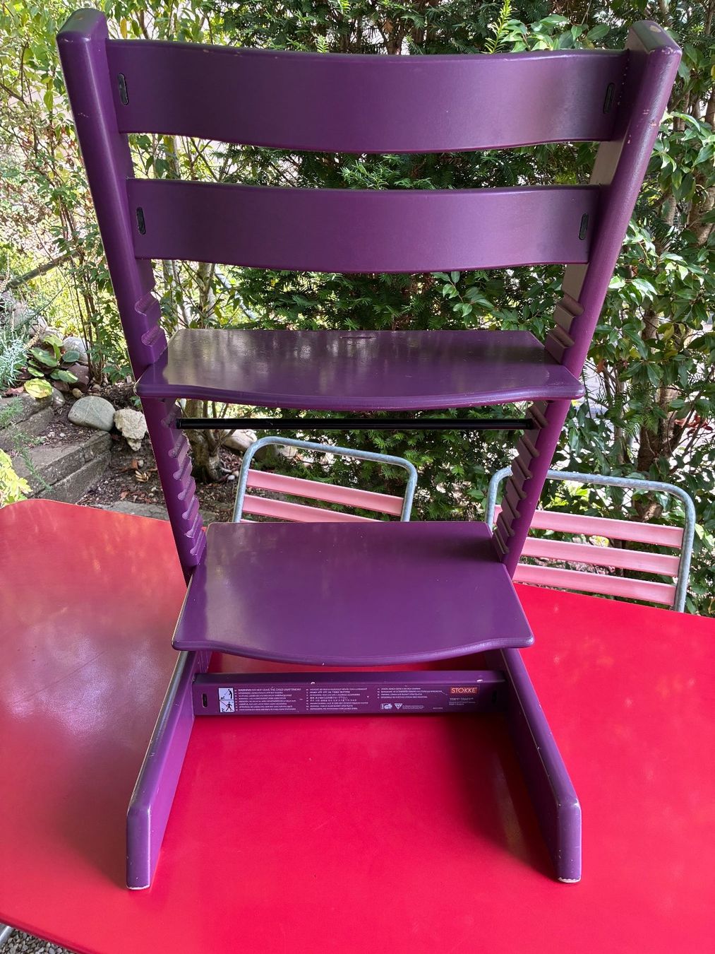 Stokke Hochstühle: Stokke Tripp Trapp Stuhl, violett – Gebraucht aus Wettingen von baeg_2000 2
