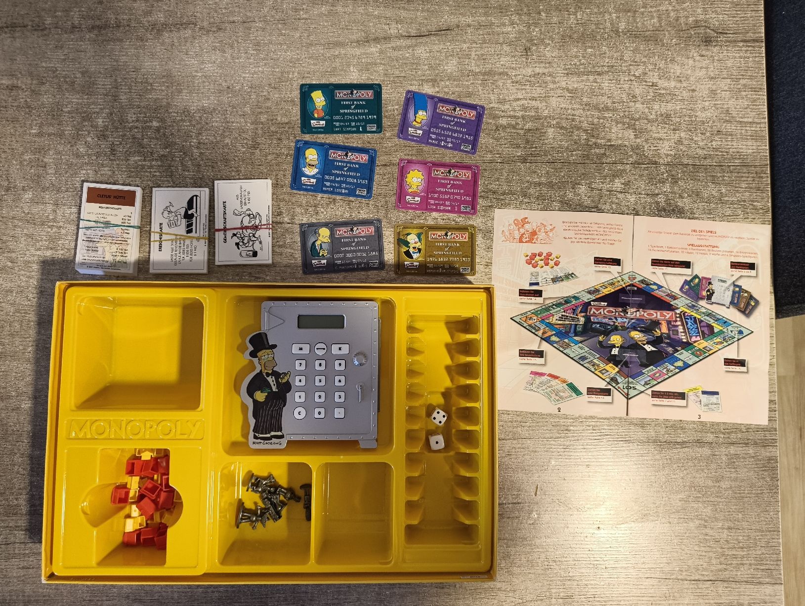 Parker Spiele: Monopoly - The Simpsons Parker Brettspiel – Gebraucht aus Oberdiessbach von verkaufbar 1