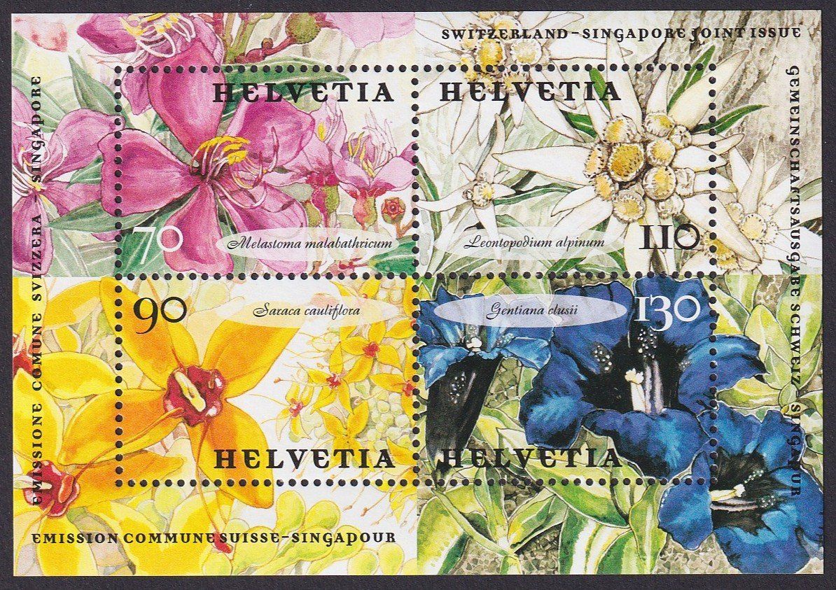 Tutti i francobolli: 2001, Singapur Gemeinschaftsausgabe Block 1033 postfrisch ** – Nuovo (secondo la descrizione) da Ebikon venduto da SilvioFreund