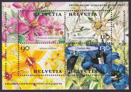 2001, Singapur Gemeinschaftsausgabe Block 1033 postfrisch **